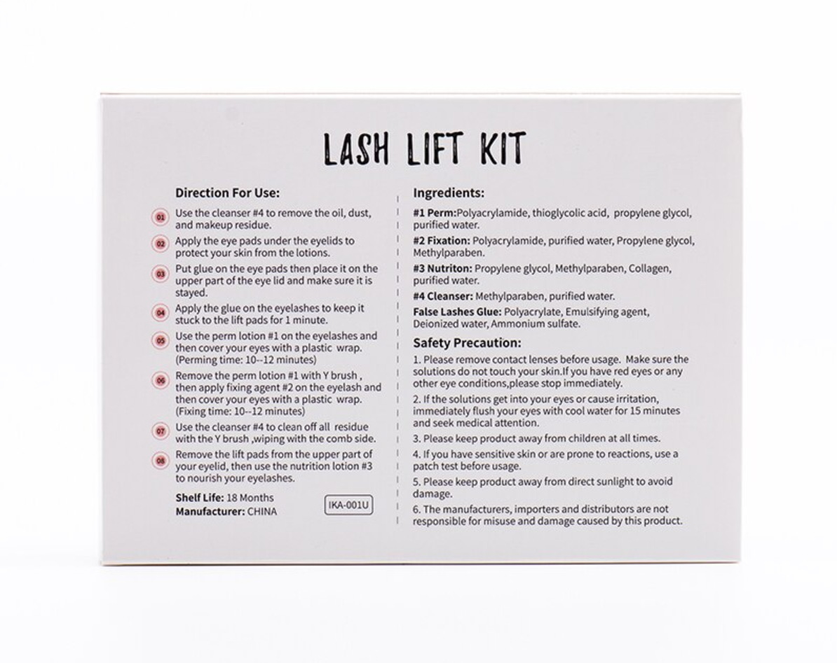 Lash Lift Kit - Professional Eyelash Perm Kit